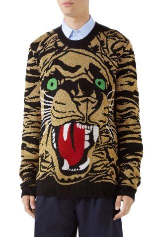 gucci sweater tiger replica|gucci tiger for sale.